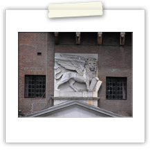 Lo stemma della serenissima repubblica di San Marco